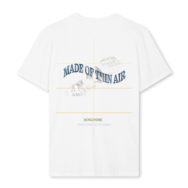 MADE OF THIN AIR BRC White Regular Tee.