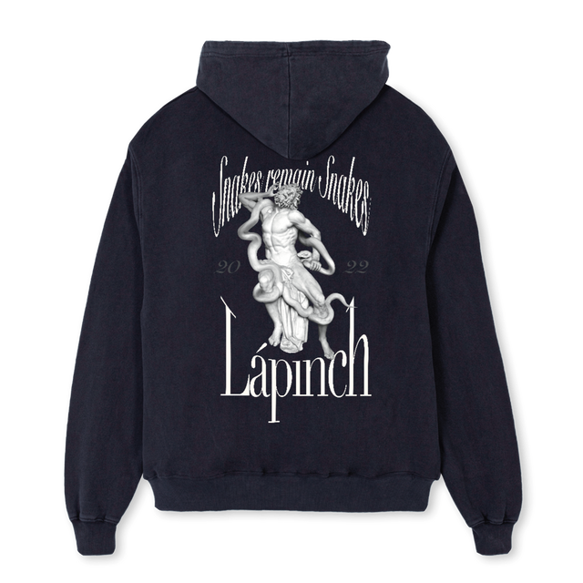 LP SNS HNEW Vintage Black Oversized Hoodie.