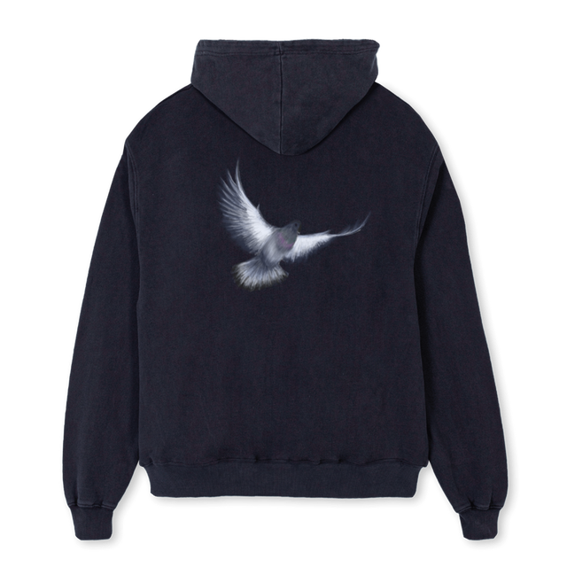 PHI Vintage Black Oversized Hoodie.