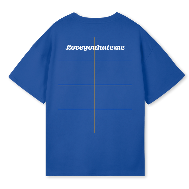 TEES Cobalt Blue Oversized Tee.