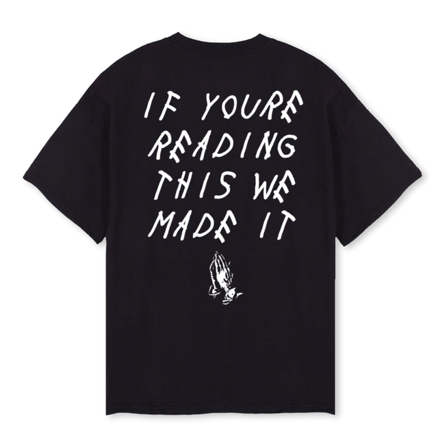 IYRTWMD Black Oversized Tee.