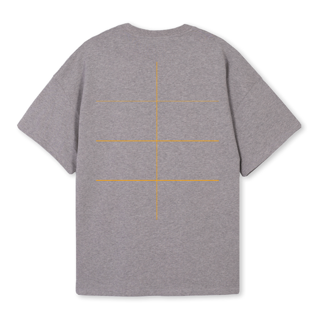NCBAS Grey Marl Oversized Tee.