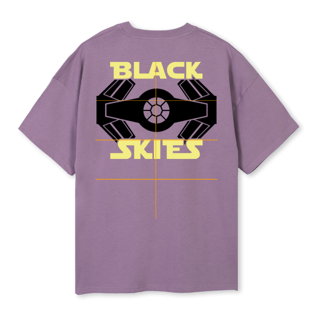 RAY Purple Oversized Tee.
