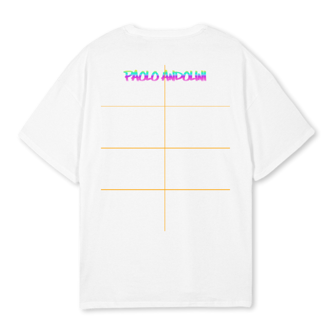 KARAFURU W C White Oversized Tee.