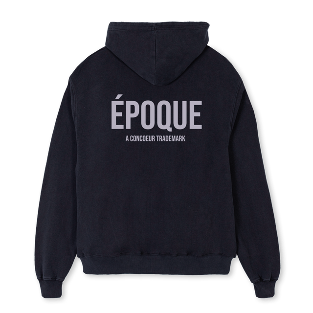 EPOQUE VINTAGE HOODI Vintage Black Oversized Hoodie.