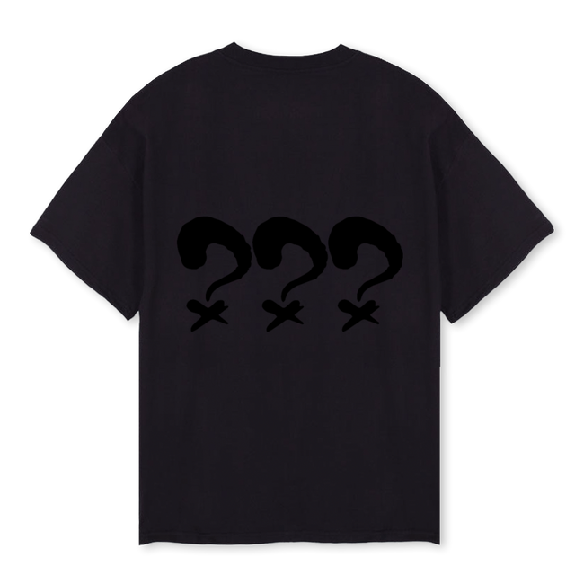 BLACKONBLACKTEE Black Oversized Tee.