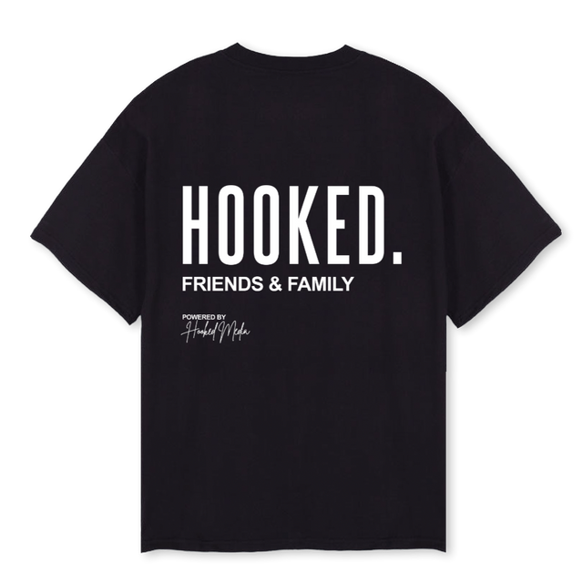 BLACKFFTEE Black Oversized Tee.