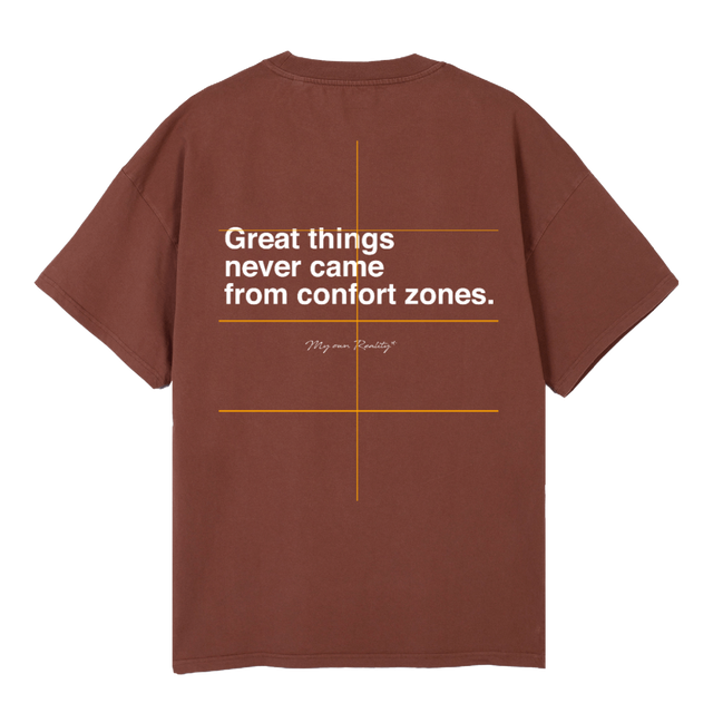BRWN SHIRT Vintage Brown Oversized Tee.