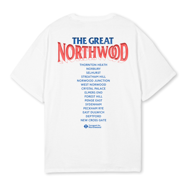 TFN TEE WBR White Oversized Tee.