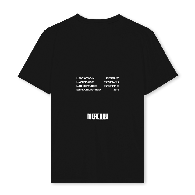 MERCURYSAMPLETHIRT Black Regular Tee.