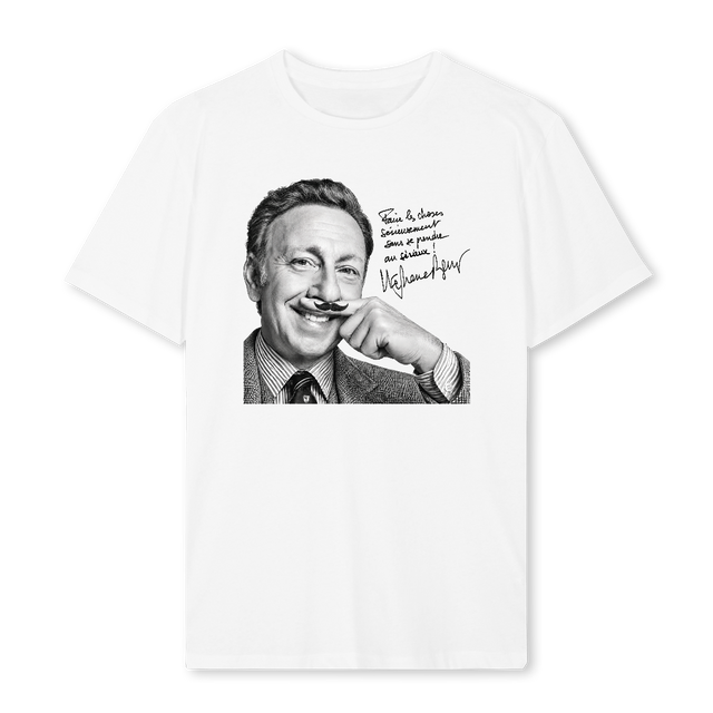 SERIEUSEMENT White Regular Tee.