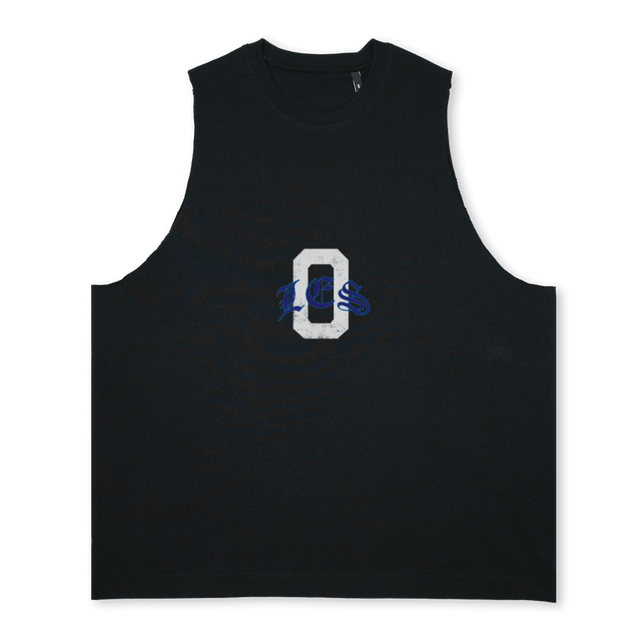 QWE Deep Black Oversized Vest.