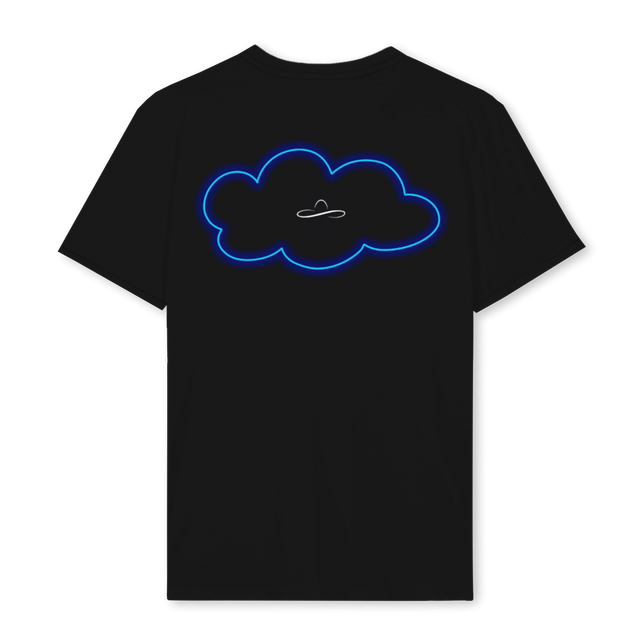 TELLMEIMDREAMIN Black Regular Tee.