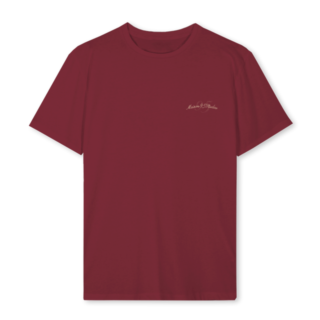SHOKE Burgundy Regular Tee.
