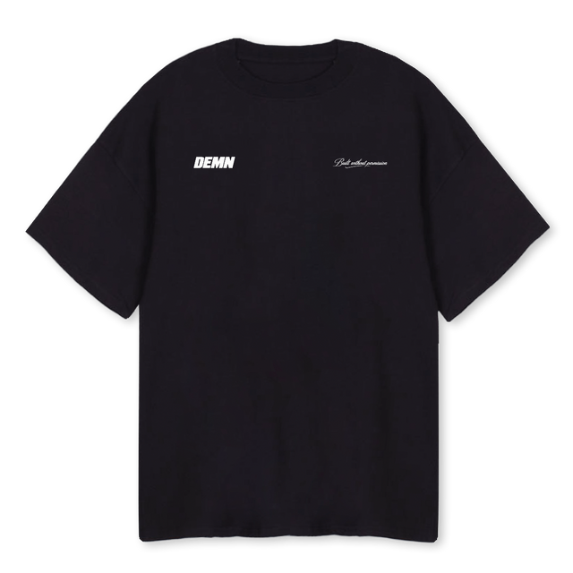 DEMNN  Black Oversized Tee.