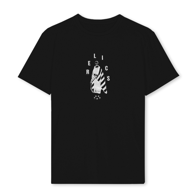 FLAGIRLT Black Regular Tee.