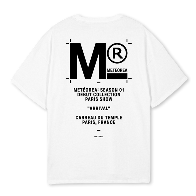 PARISOVERSIZED White Oversized Tee.