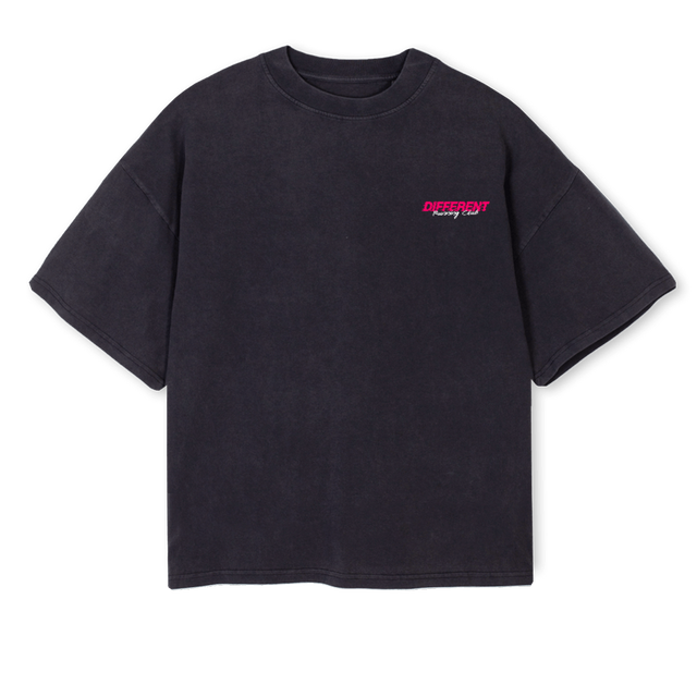 DIFFILIKEYOURPACEBP Vintage Black Oversized Boxy Tee.