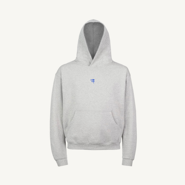 lightgray Light Grey Marl Ultra Heavy Oversized Hoodie.