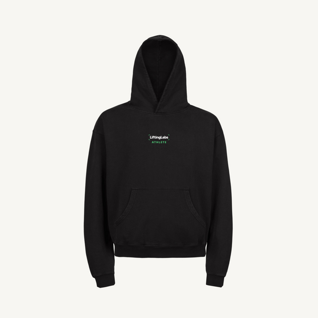 Hoodie version 1 Black Ultra Heavy Oversized Hoodie.