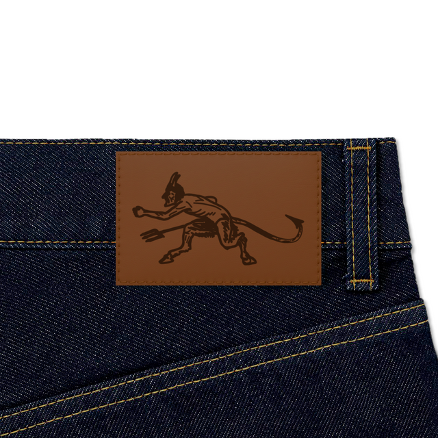 Symbol logo Custom Denim Label