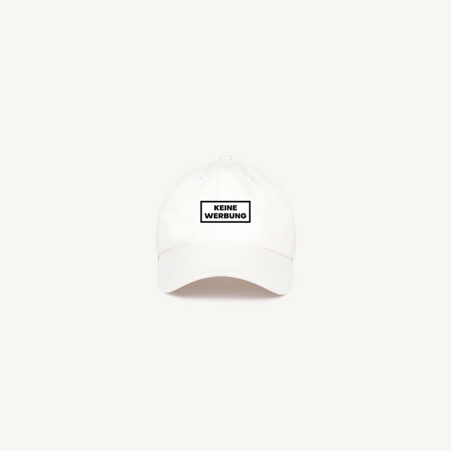 Keine Werbung WHT Ivory 290 Twill Cap.