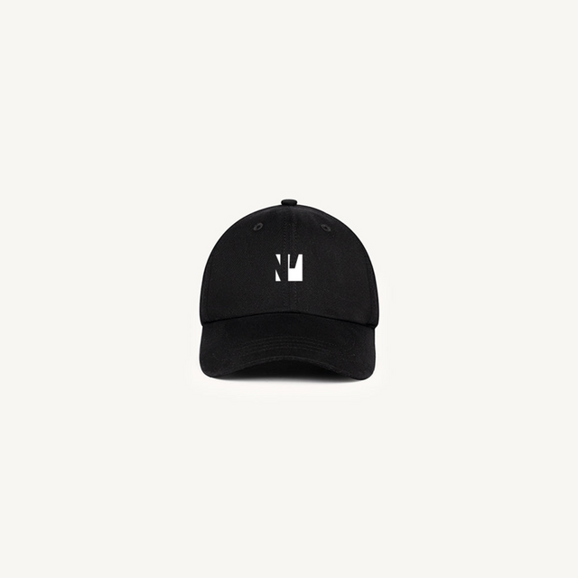 N logo hat Black 290 Twill Cap.