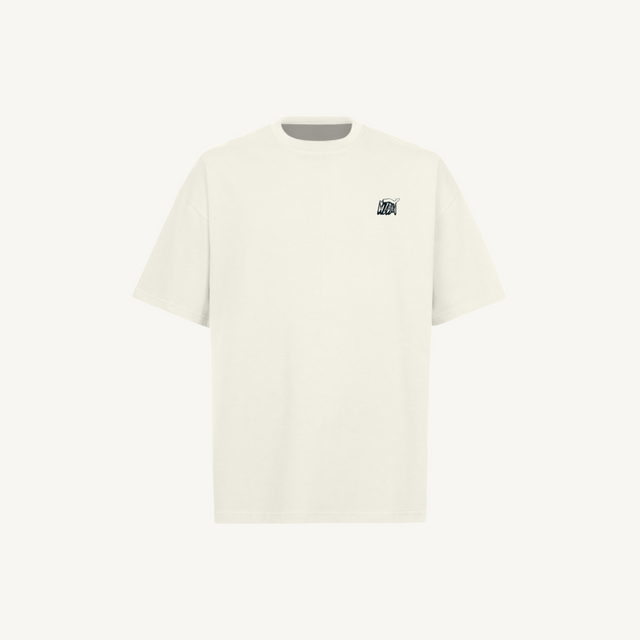 GANDIANGELSNATURALTEE Vintage White Oversized Tee.