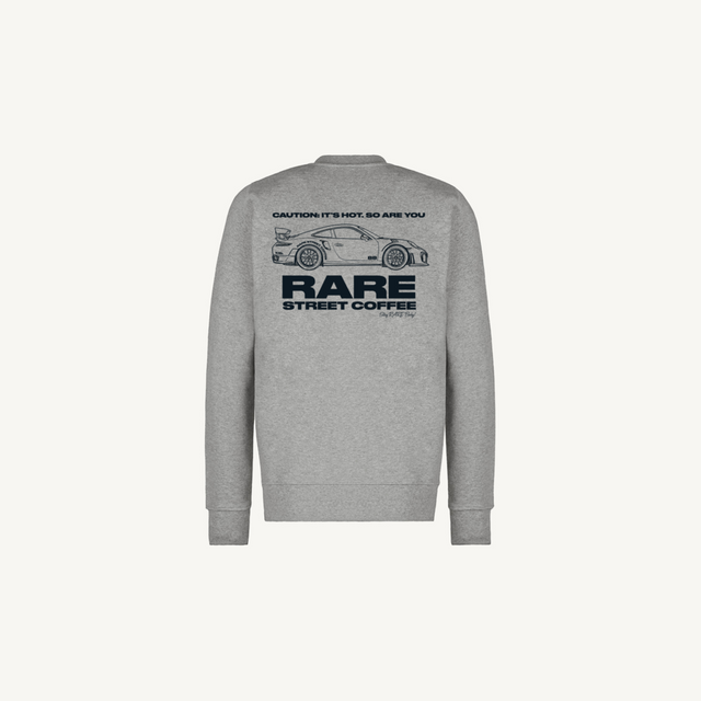 LongNeck Grey Marl Regular Crewneck Sweater.