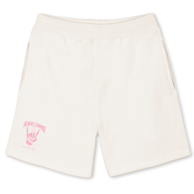 WTPP Vintage White Relaxed Sweatshorts.