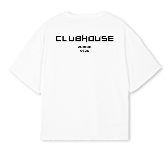 CHWBP White Oversized Boxy Tee.