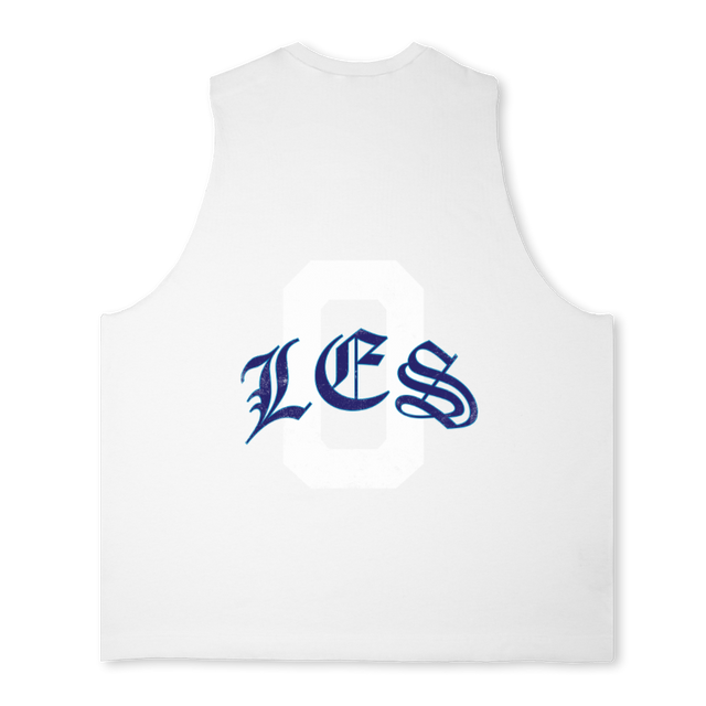 ESTR Bright white Oversized Vest.
