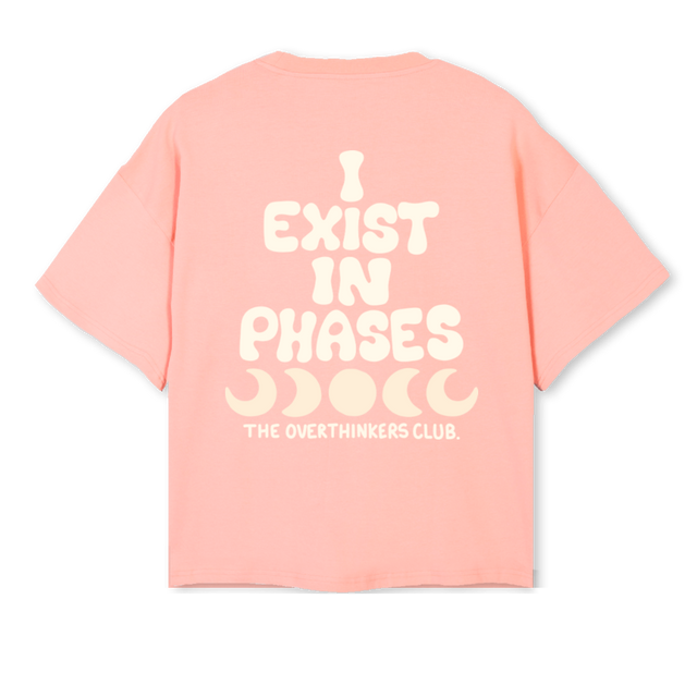 JLTM IEXIST Pink Clay Oversized Boxy Tee.
