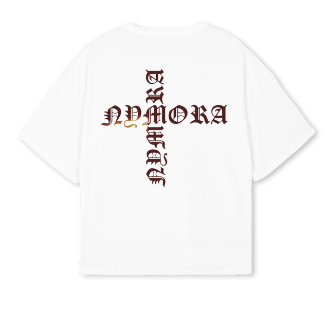 AAAAAAAAAAAAAAAAAAE White Oversized Boxy Tee.
