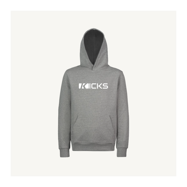 REGKICKS Grey Marl Regular Hoodie.