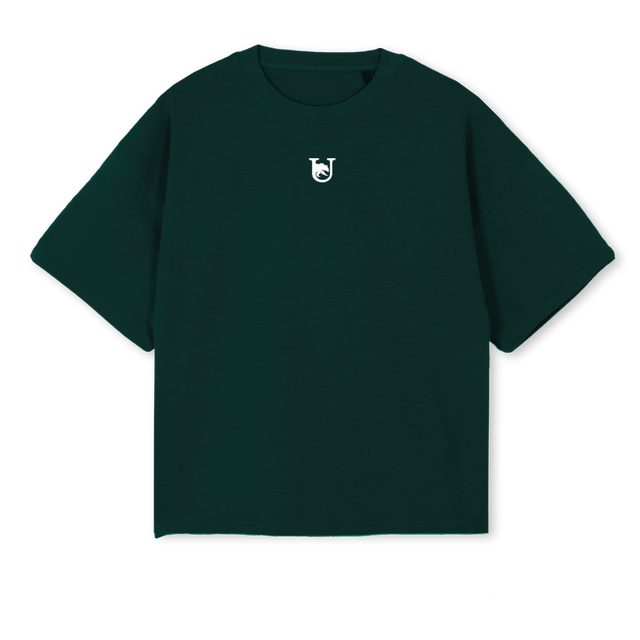 ORIGINBEAR Wild Green Oversized Boxy Tee.