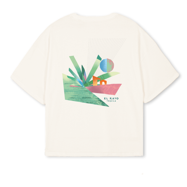 BLJF MARIO Vintage White Oversized Boxy Tee.