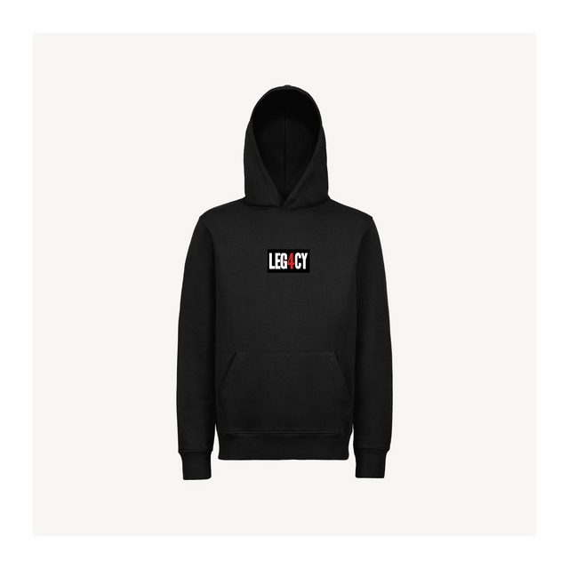 Leg4cy black Black Regular Hoodie.