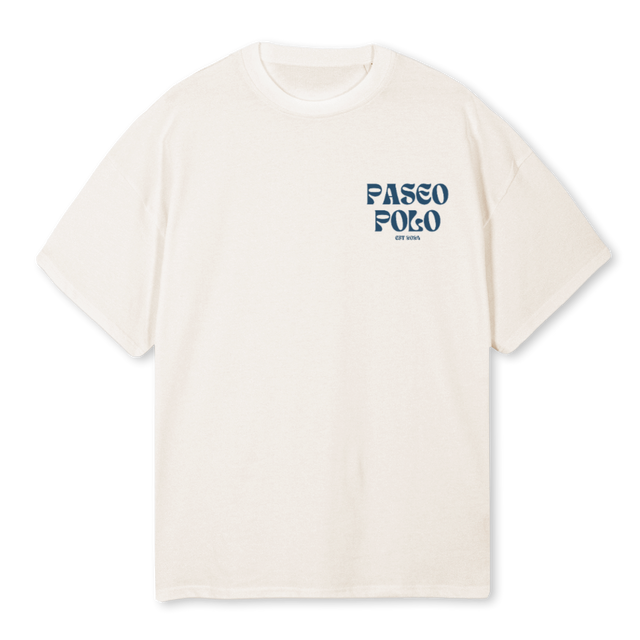 SUNRISERODEOC Vintage White Oversized Tee.