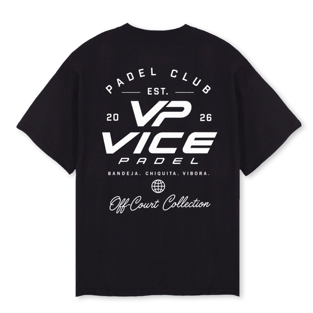 RUSSSAMPLE Black Oversized Tee.