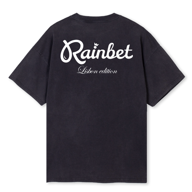GUG  Vintage Black Oversized Tee.