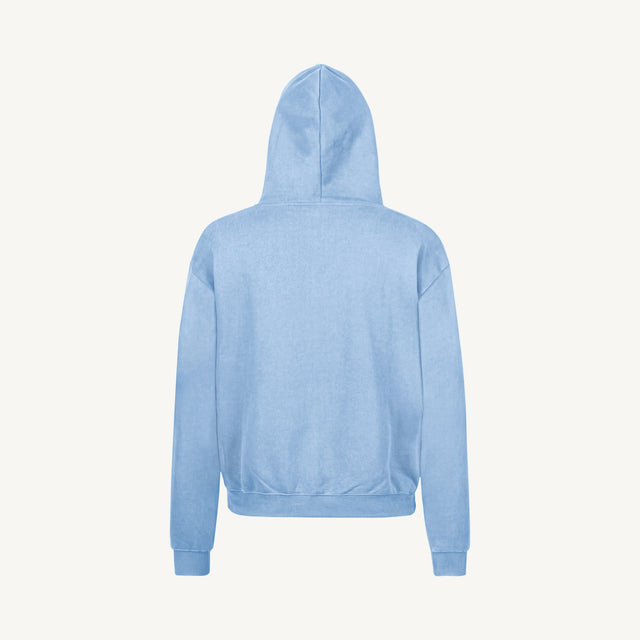 14-4130 TCX Vintage Blue Frost Oversized Hoodie.