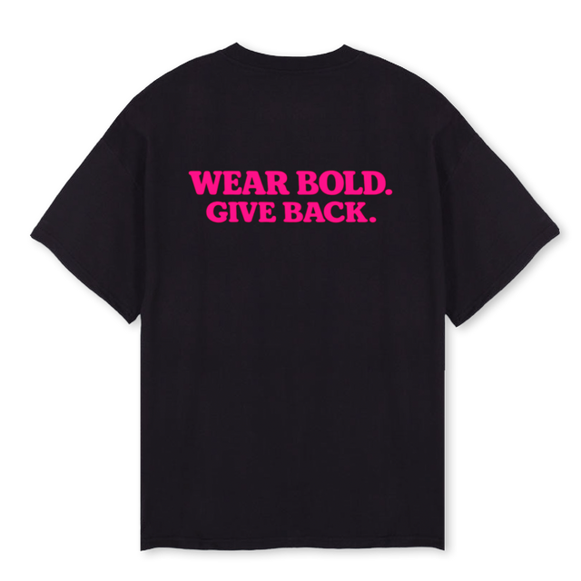 TSHIRTSTRAY Black Oversized Tee.