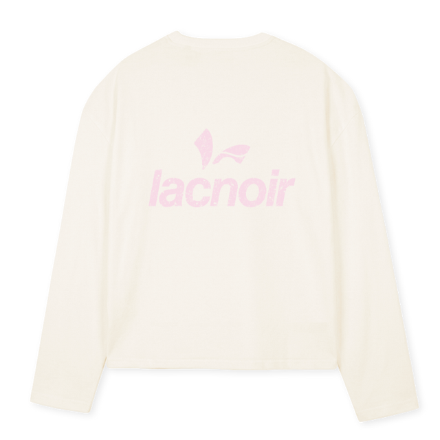 SUMMEROFLACCC Vintage White Oversized Boxy LS Tee.