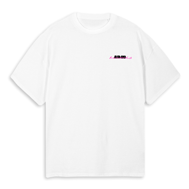 ADHDXAGNOSTICWOTS White Oversized Tee.