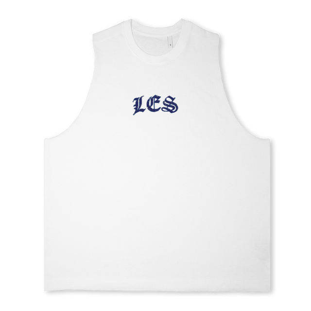 ESTR Bright white Oversized Vest.