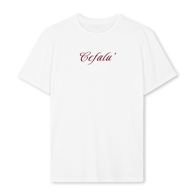 CEFALU White Regular Tee.