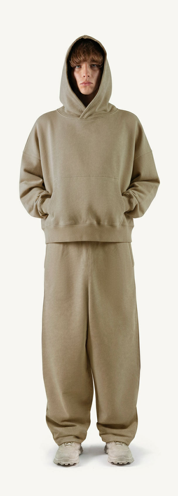 Vintage Dune Straight-Leg Baggy Sweatpants.