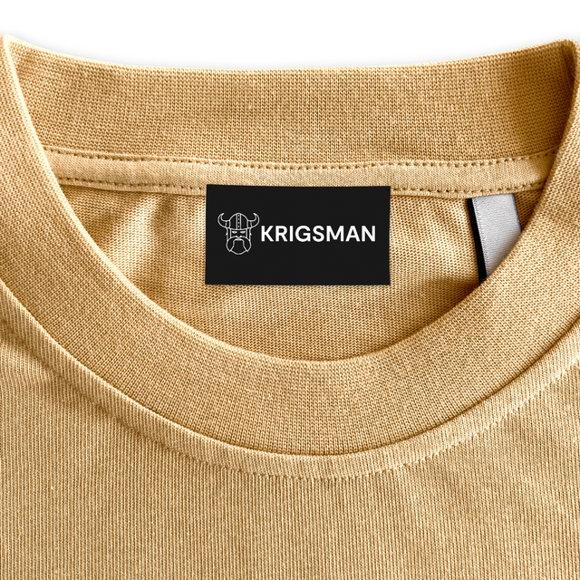 KRIGSMAN Custom Neck Label.
