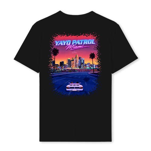 YAYOPATROL Black Regular Tee.